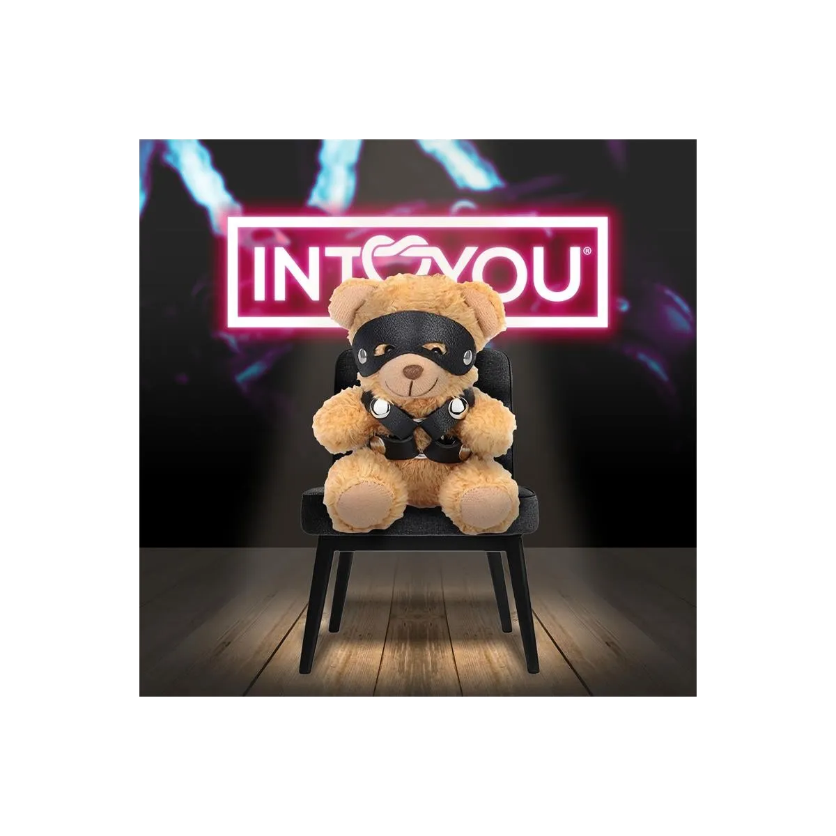 Bearly Schlüsselanhänger BDSM Teddybär mit Brustgeschirr von Intoyou BDSM Line | Fesselliebe.de