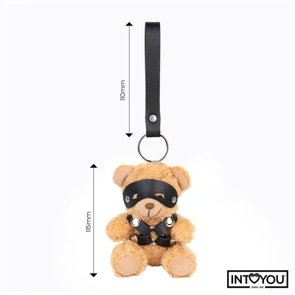 Bearly Schlüsselanhänger BDSM Teddybär mit Brustgeschirr von Intoyou BDSM Line | Fesselliebe.de