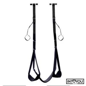 Verstellbare Türschaukel mit Beinstützen und Sitzfläche von Intoyou BDSM Line