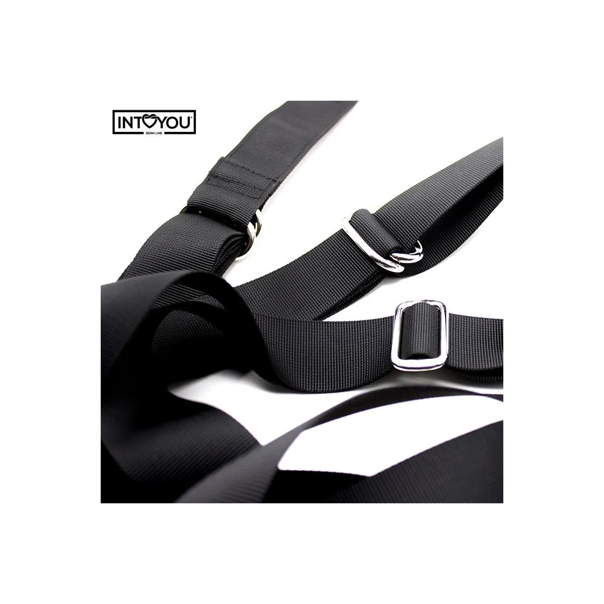 Verstellbare Türschaukel mit Beinstützen und Sitzfläche von Intoyou BDSM Line | Fesselliebe.de