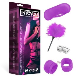 Bondage-Set für Anfänger 4-Teilig Lila von Intoyou BDSM Line | Fesselliebe.de