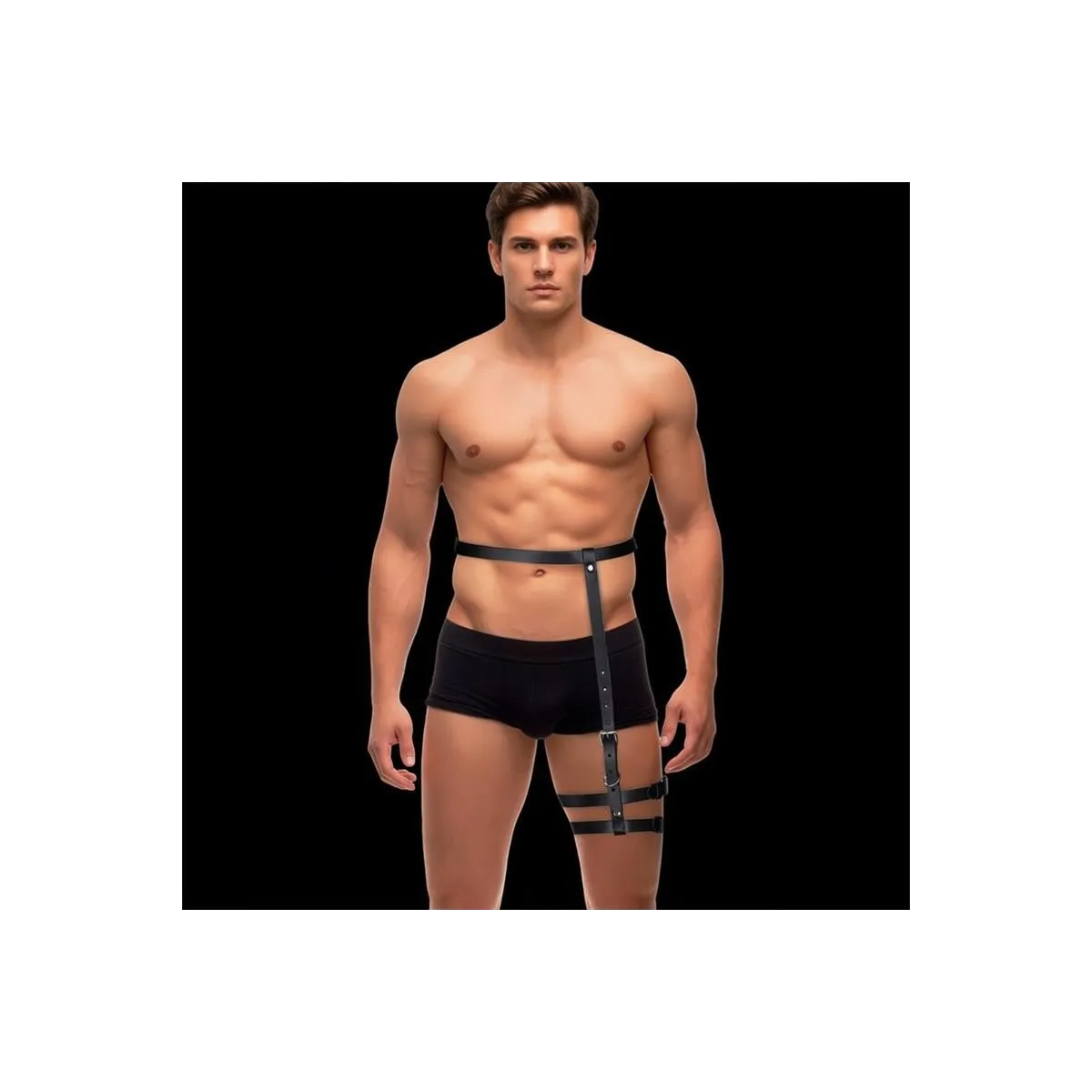 Martin Bein- und Taillen-Bondage-Gurtzeug von Intoyou BDSM Line | Fesselliebe.de