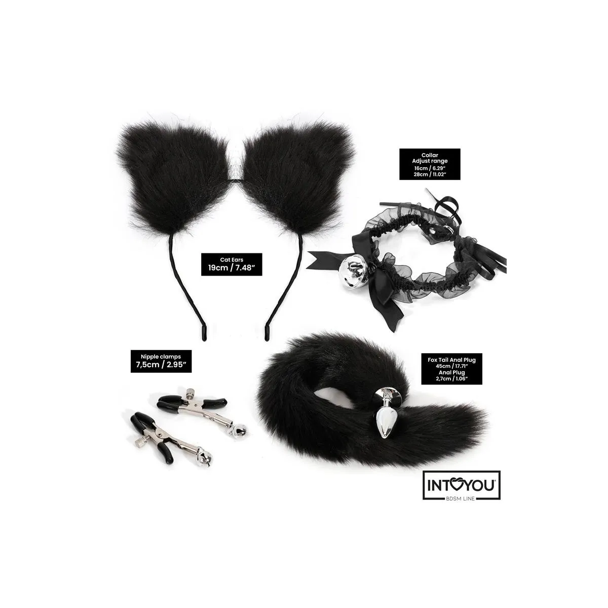 4-Teiliges Cosplay-Set von Intoyou BDSM Line | Fesselliebe.de