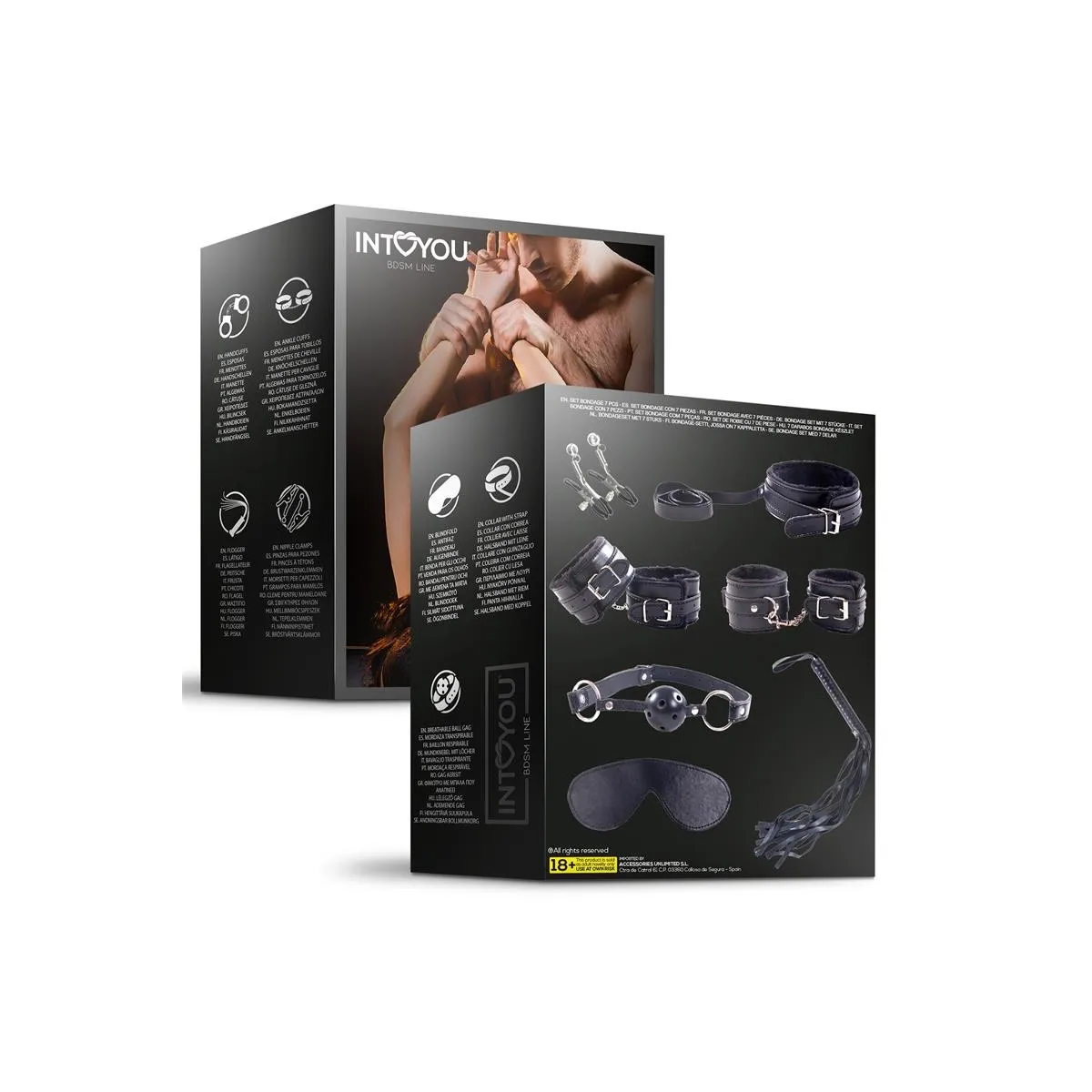 7-Teiliges Bondage-Set, Furry Kit von Intoyou BDSM Line | Fesselliebe.de