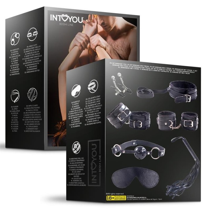 7-Teiliges Bondage-Set, Furry Kit von Intoyou BDSM Line | Fesselliebe.de