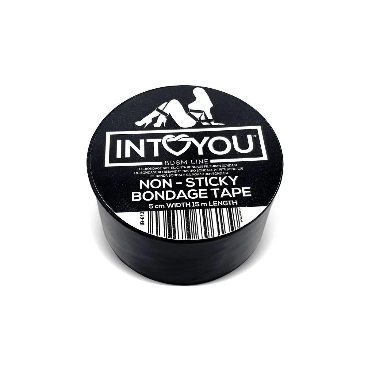 Bondage-Klebeband, Nicht Klebend, Schwarz, 15 Meter von Intoyou BDSM Line | Fesselliebe.de