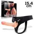 Mistress Elastischer Strap-On mit Silikondildo 15,4 cm Hautfarben von Intoyou BDSM Line