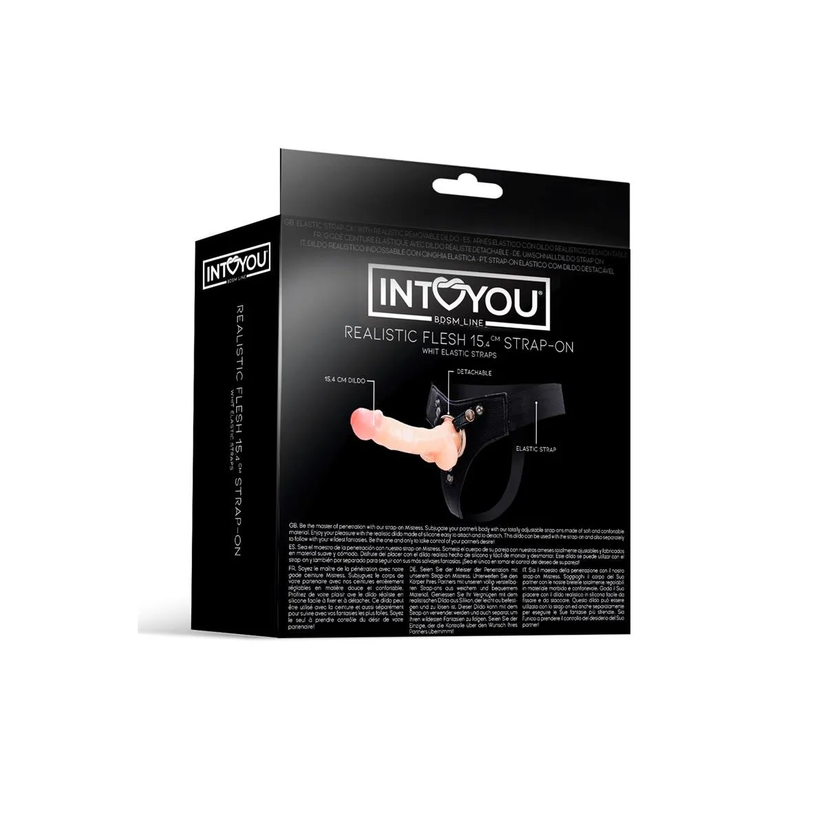 Mistress Elastischer Strap-On mit Silikondildo 15,4 cm Hautfarben von Intoyou BDSM Line | Fesselliebe.de