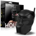 Hound Neopren Hundehund Abnehmbarer Maulkorb Schwarz Einheitsgrösse von Intoyou BDSM Line