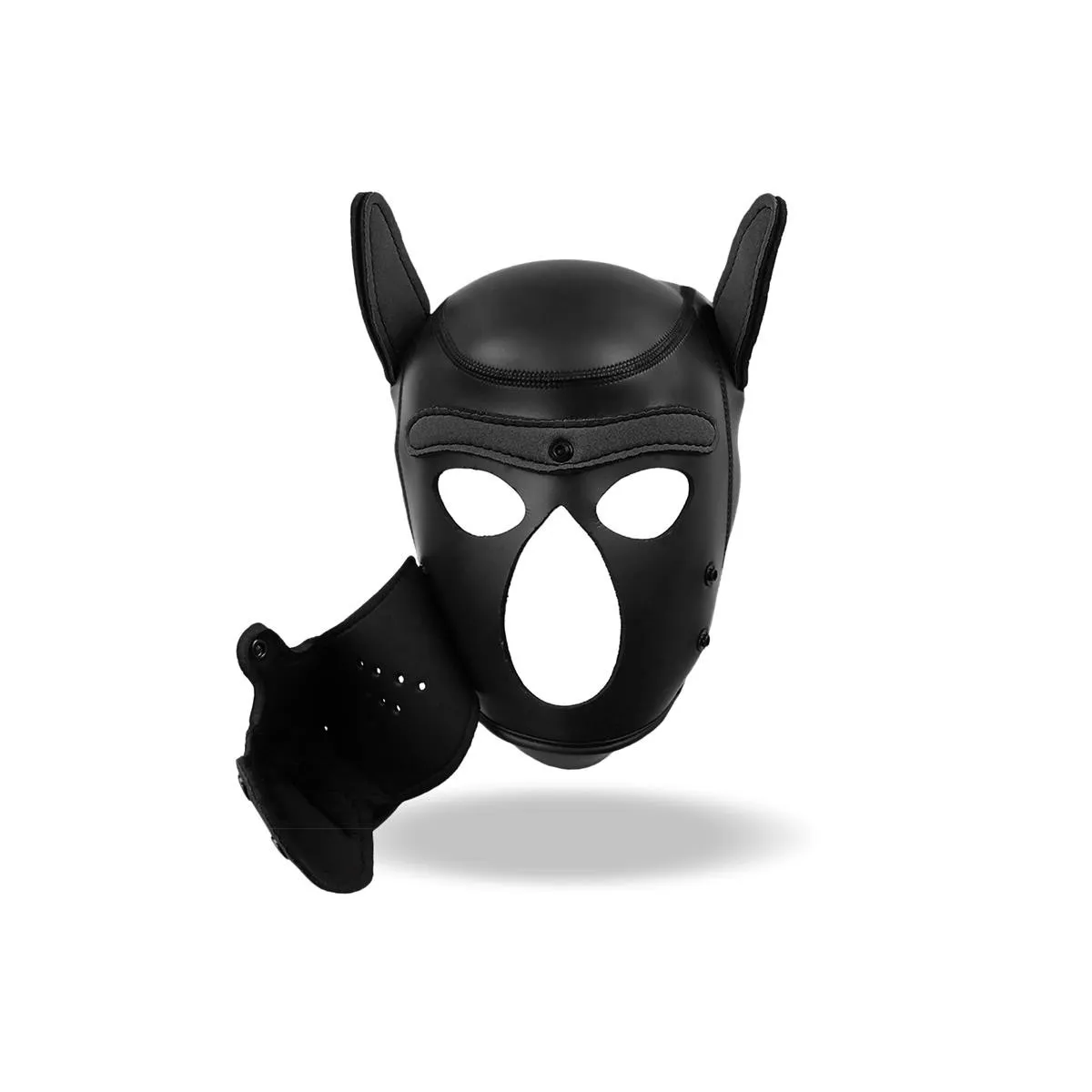 Hound Neopren Hundehund Abnehmbarer Maulkorb Schwarz Einheitsgrösse von Intoyou BDSM Line | Fesselliebe.de