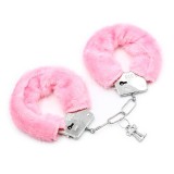 Furry-Metallhandschellen Rosa von Intoyou BDSM Line | Fesselliebe.de