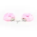 Furry-Metallhandschellen Rosa von Intoyou BDSM Line
