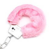 Furry-Metallhandschellen Rosa von Intoyou BDSM Line | Fesselliebe.de