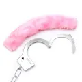 Furry-Metallhandschellen Rosa von Intoyou BDSM Line