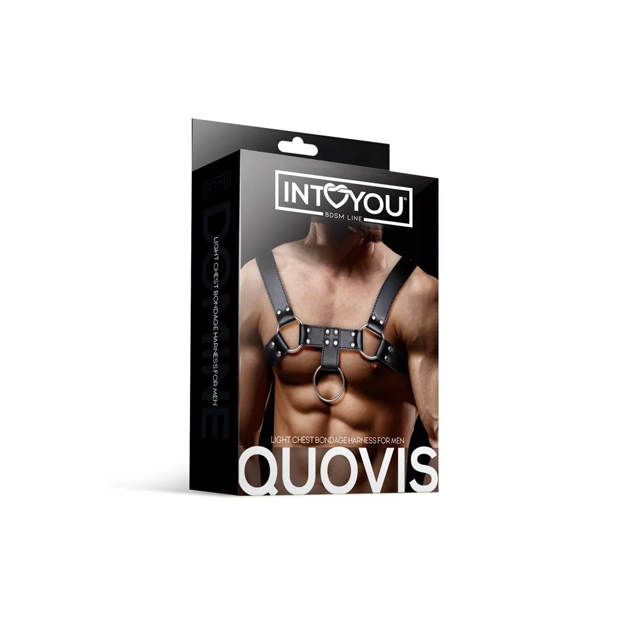 Quovis Bondage-Harness für Männer aus Veganem Leder von Intoyou BDSM Line | Fesselliebe.de