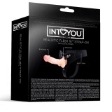 Mistress Elastischer Strap-On-Silikondildo 18 cm Hautfarben von Intoyou BDSM Line | Fesselliebe.de