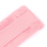 Handschellen mit Klettverschluss und Langem Fell, Rosa von Intoyou BDSM Line | Fesselliebe.de