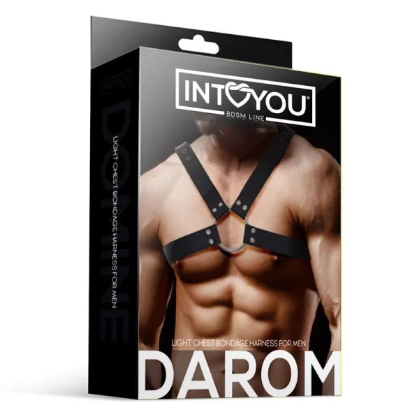 Darom Brustbondage-Harness für Männer aus Veganem Leder von Intoyou BDSM Line | Fesselliebe.de