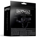 Mistress Elastischer Strap-On mit Silikondildo 20 cm Schwarz von Intoyou BDSM Line | Fesselliebe.de