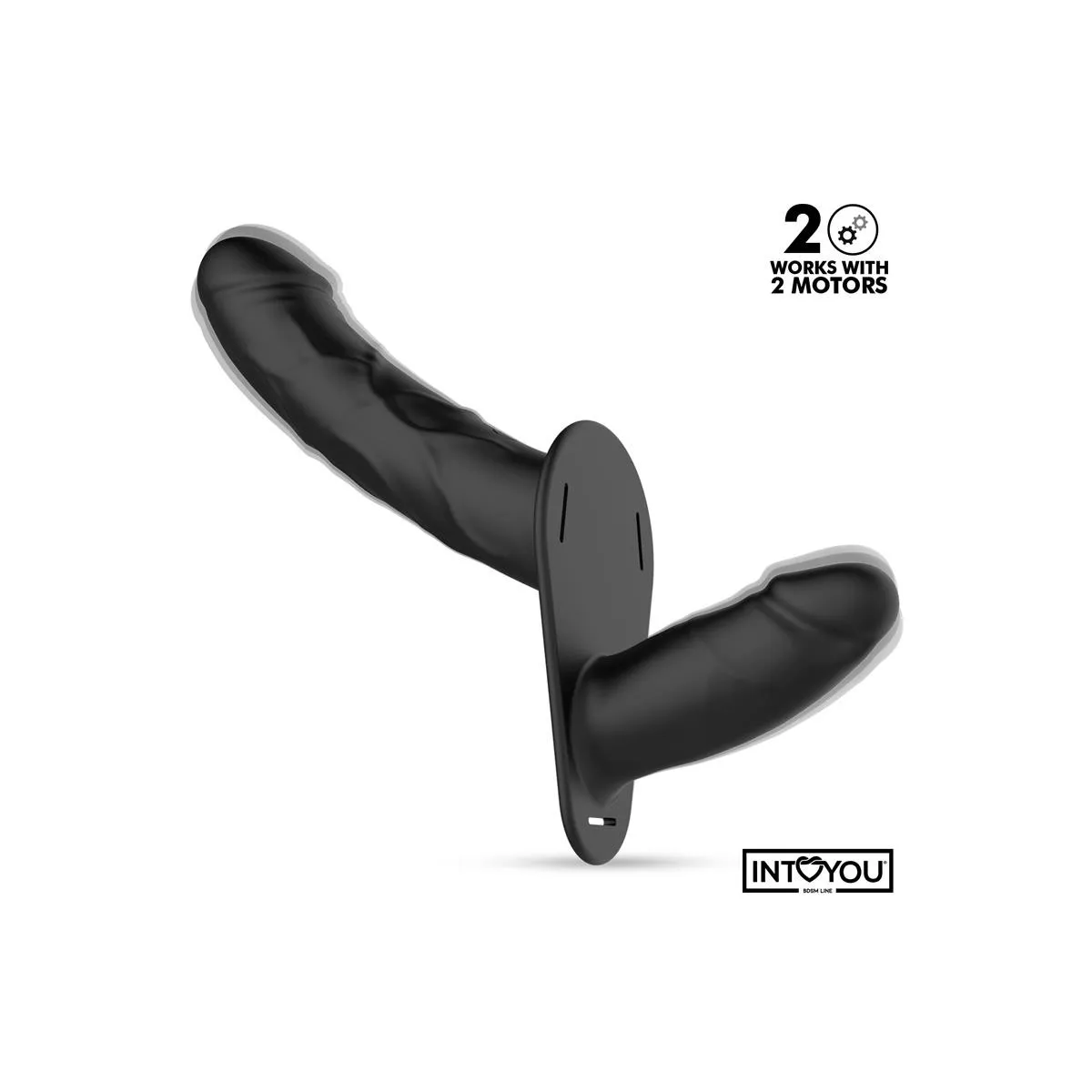 Jordan Strap-On mit Doppeltem Vibrationsdildo und Fernbedienung von Intoyou BDSM Line | Fesselliebe.de