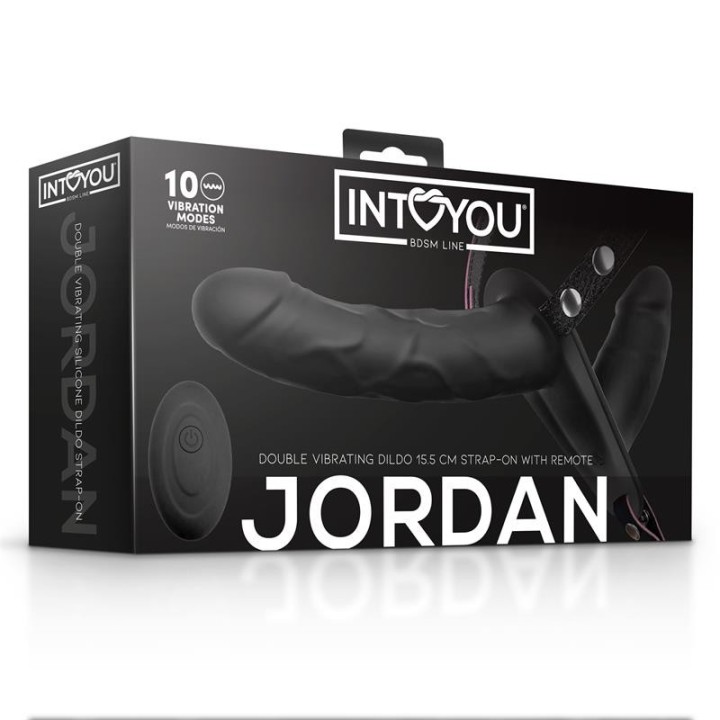 Jordan Strap-On mit Doppeltem Vibrationsdildo und Fernbedienung von Intoyou BDSM Line | Fesselliebe.de
