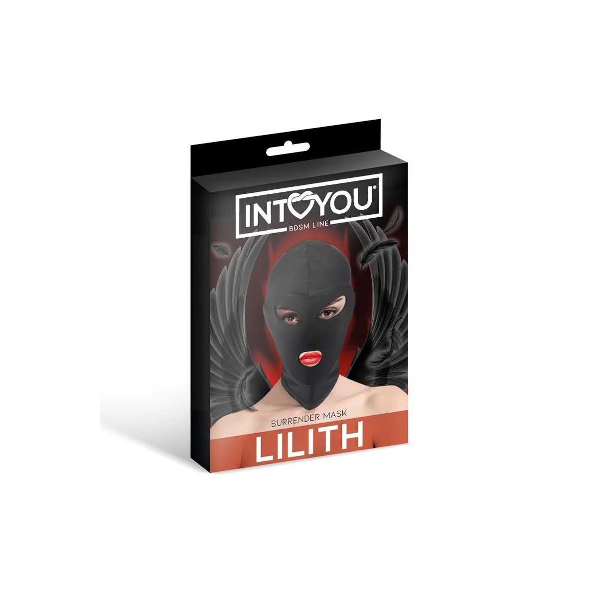 Lilith Incognito-Maske mit Öffnung Im Mund und Augen, Farbig von Intoyou BDSM Line | Fesselliebe.de