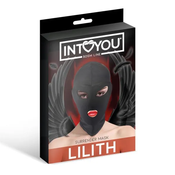 Lilith Incognito-Maske mit Öffnung Im Mund und Augen, Farbig von Intoyou BDSM Line | Fesselliebe.de
