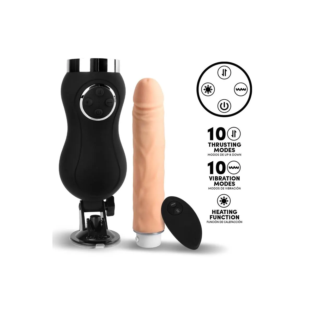 Sexmaschine Vibration, Stossbewegung und Wärme Fernbedienung Usb von Intoyou BDSM Line | Fesselliebe.de