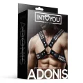 Adonis Brust-Bondage-Harness für Männer aus Veganem Leder von Intoyou BDSM Line