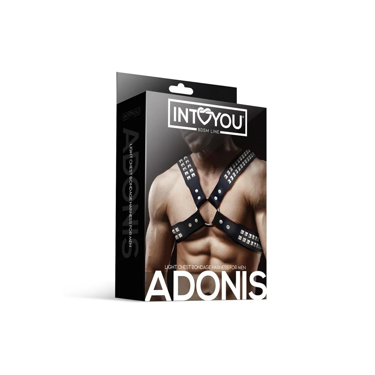 Adonis Brust-Bondage-Harness für Männer aus Veganem Leder von Intoyou BDSM Line | Fesselliebe.de