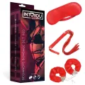 Bondage-Set für Anfänger 3-Teilig Rot von Intoyou BDSM Line