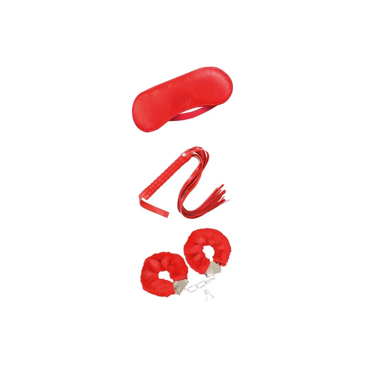 Bondage-Set für Anfänger 3-Teilig Rot von Intoyou BDSM Line | Fesselliebe.de
