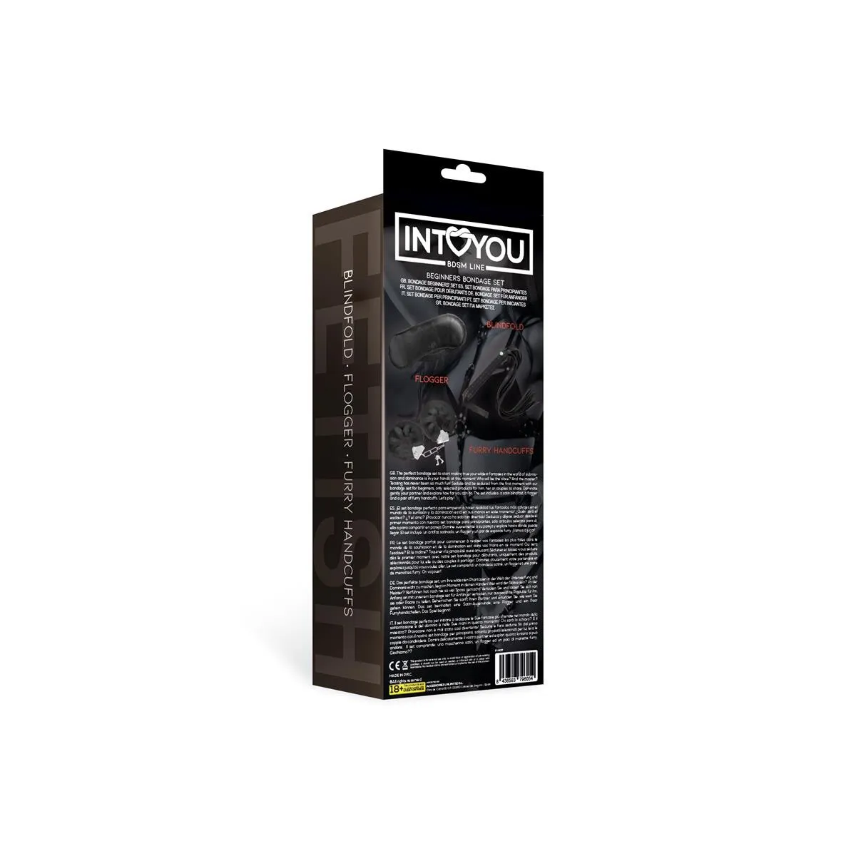 Bondage-Set für Anfänger 3-Teilig Schwarz von Intoyou BDSM Line | Fesselliebe.de