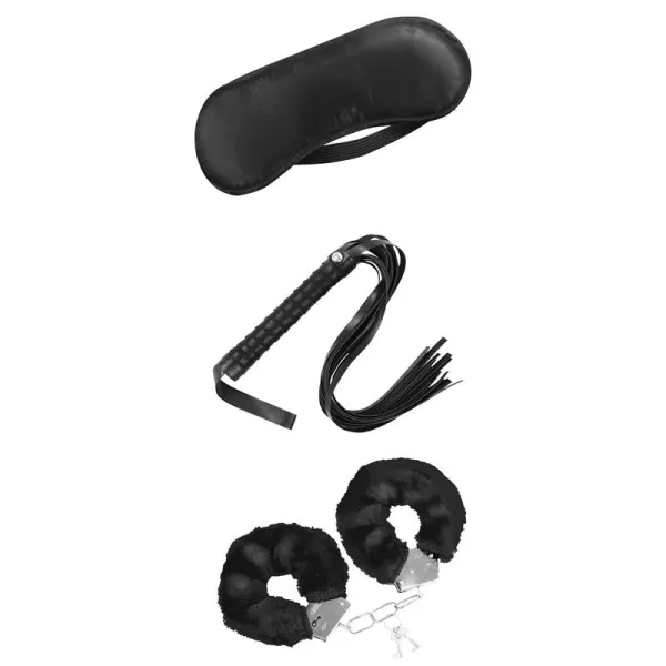 Bondage-Set für Anfänger 3-Teilig Schwarz von Intoyou BDSM Line | Fesselliebe.de