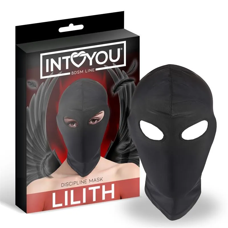 Lilith Incognito-Maske mit Öffnung An Den Augen Schwarz von Intoyou BDSM Line | Fesselliebe.de