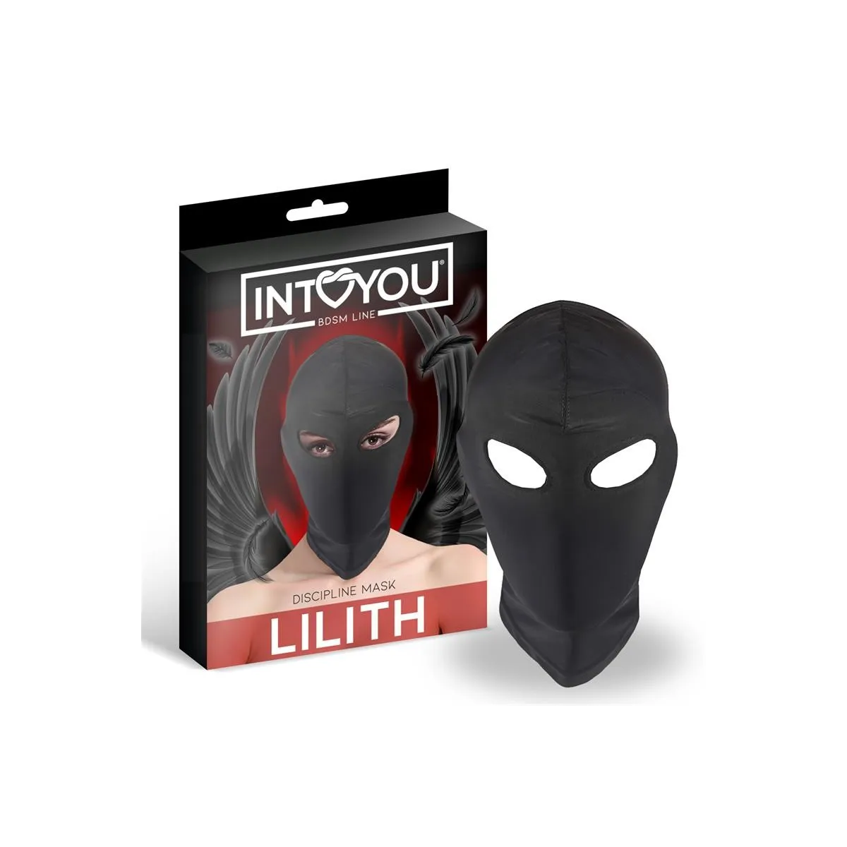 Lilith Incognito-Maske mit Öffnung An Den Augen Schwarz von Intoyou BDSM Line | Fesselliebe.de