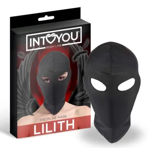 Lilith Incognito-Maske mit Öffnung An Den Augen Schwarz von Intoyou BDSM Line | Fesselliebe.de