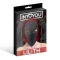 Lilith Incognito-Maske mit Öffnung An Den Augen Schwarz von Intoyou BDSM Line