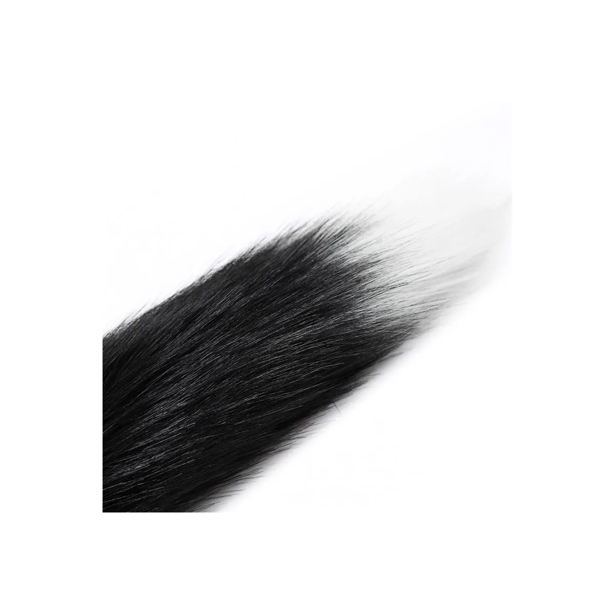 Analplug mit Schwarz-Weissem Fuchsschwanz von Intoyou BDSM Line | Fesselliebe.de