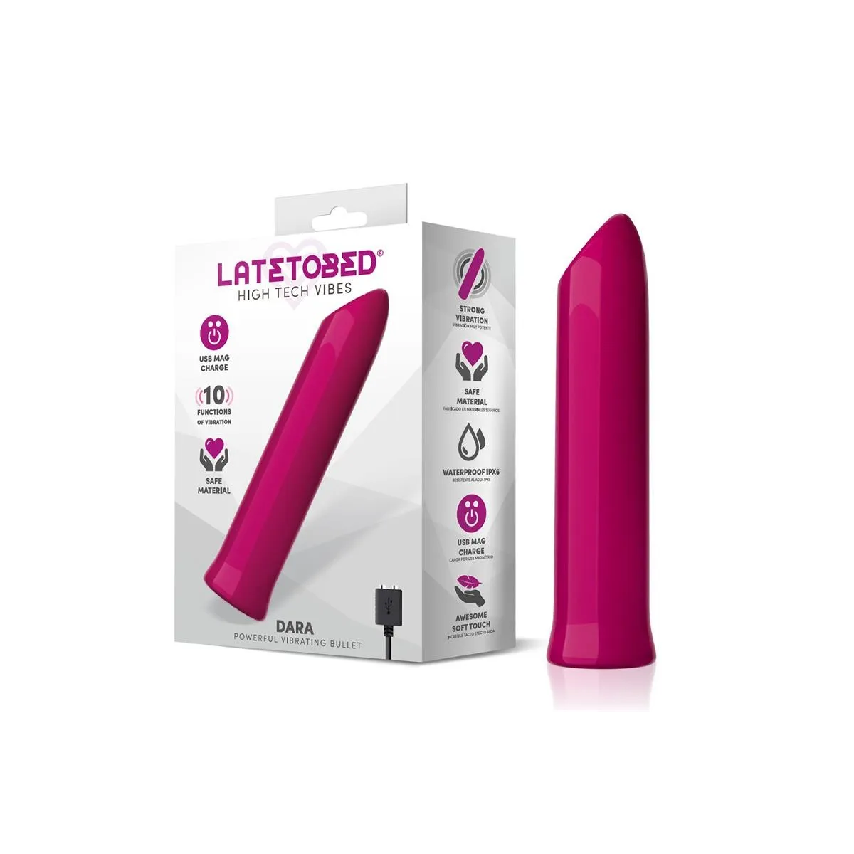 Dara Kraftvoller Vibrierender Bullet von Latetobed | Fesselliebe.de