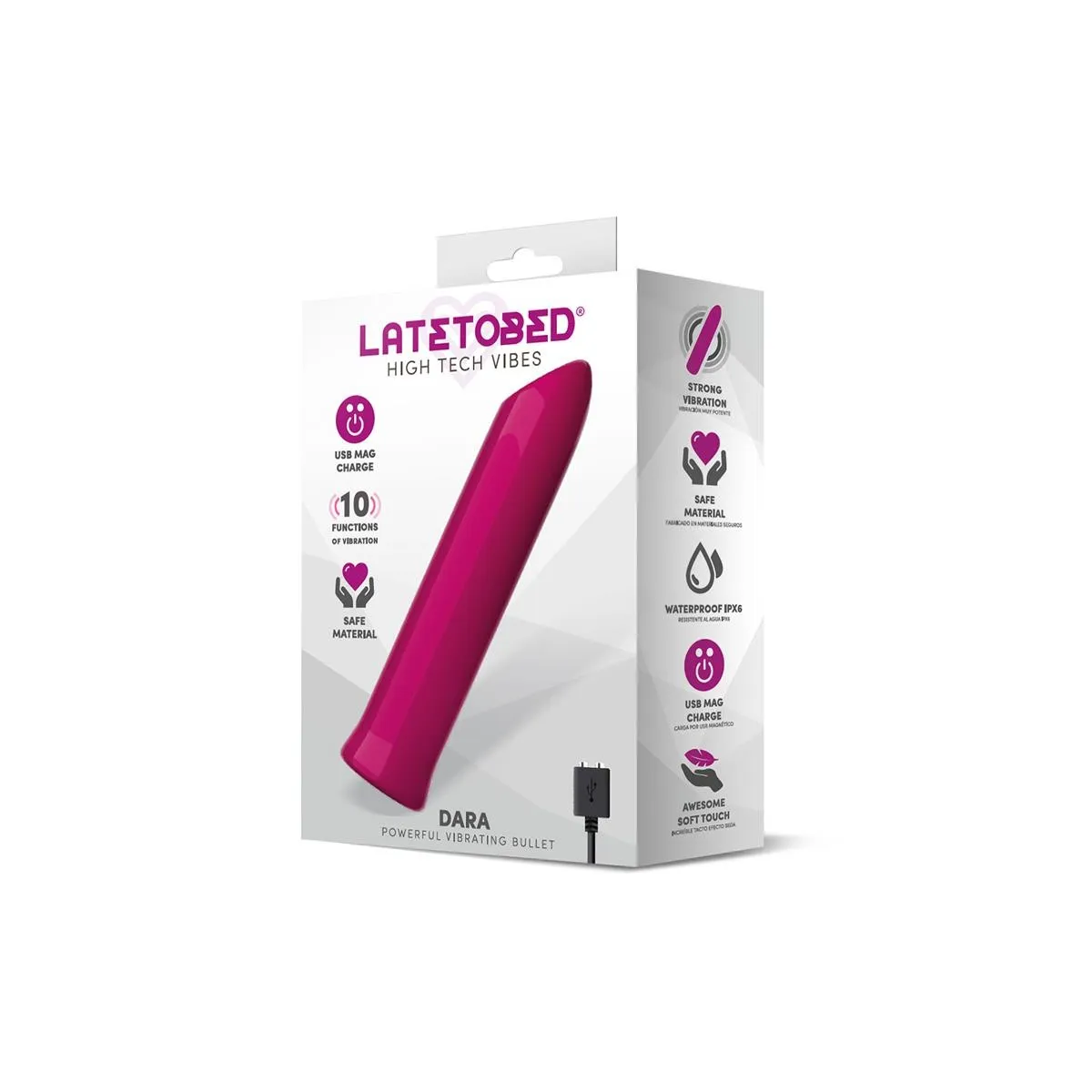 Dara Kraftvoller Vibrierender Bullet von Latetobed | Fesselliebe.de