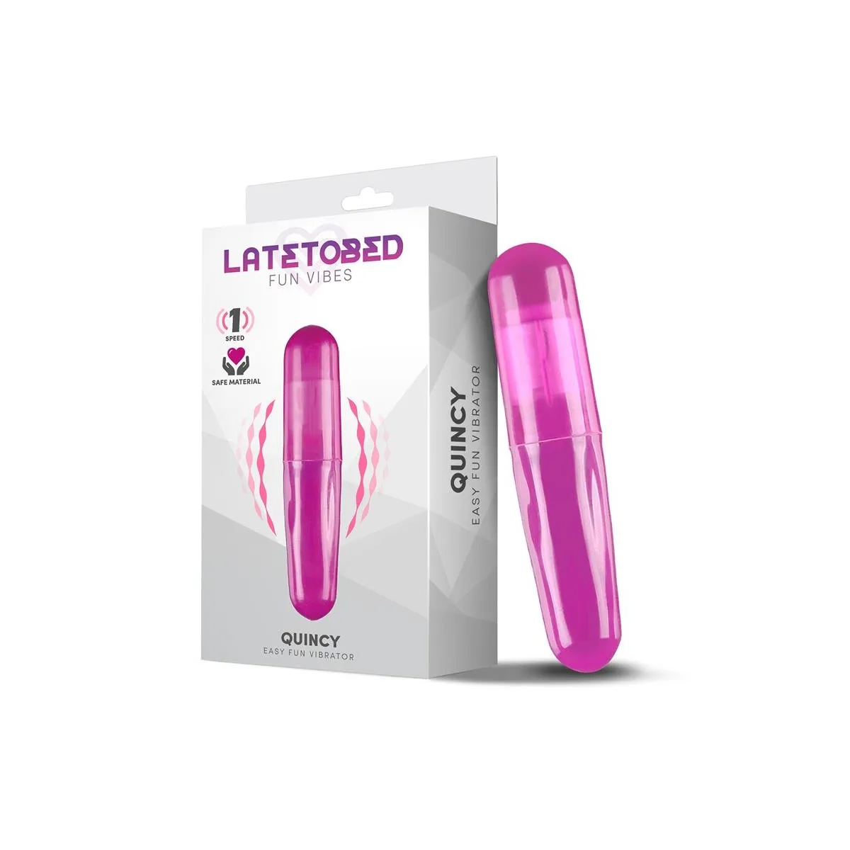 Quincy Easy Fun Vibrierendes Bullet, Lila von Latetobed | Fesselliebe.de