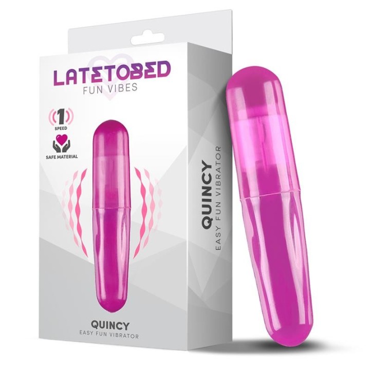 Quincy Easy Fun Vibrierendes Bullet, Lila von Latetobed | Fesselliebe.de