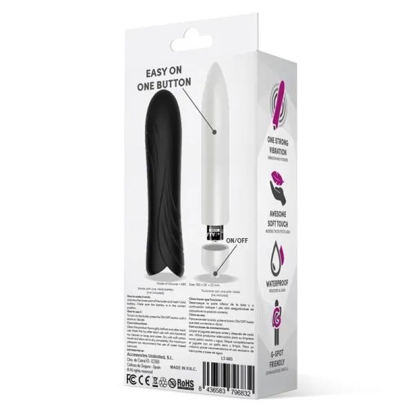 Bilie Easy Quick Vibrating Bullet Silikon (SCHWARZ) von Latetobed | Fesselliebe.de