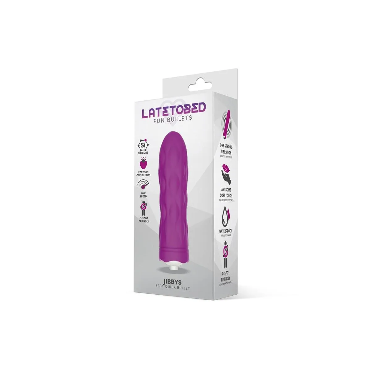Jibbys Easy Quick Vibrating Bullet Silikon (LILA) von Latetobed | Fesselliebe.de
