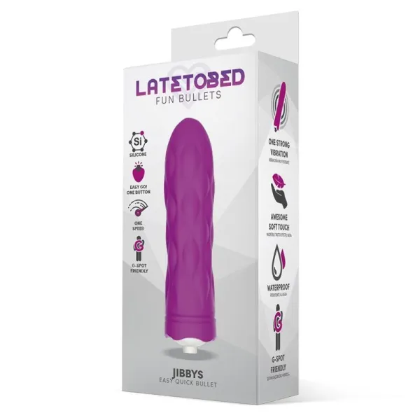 Jibbys Easy Quick Vibrating Bullet Silikon (LILA) von Latetobed | Fesselliebe.de