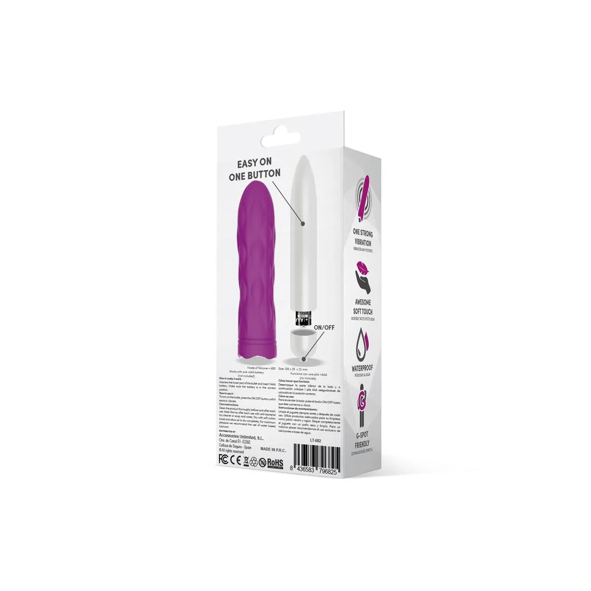 Jibbys Easy Quick Vibrating Bullet Silikon (LILA) von Latetobed | Fesselliebe.de