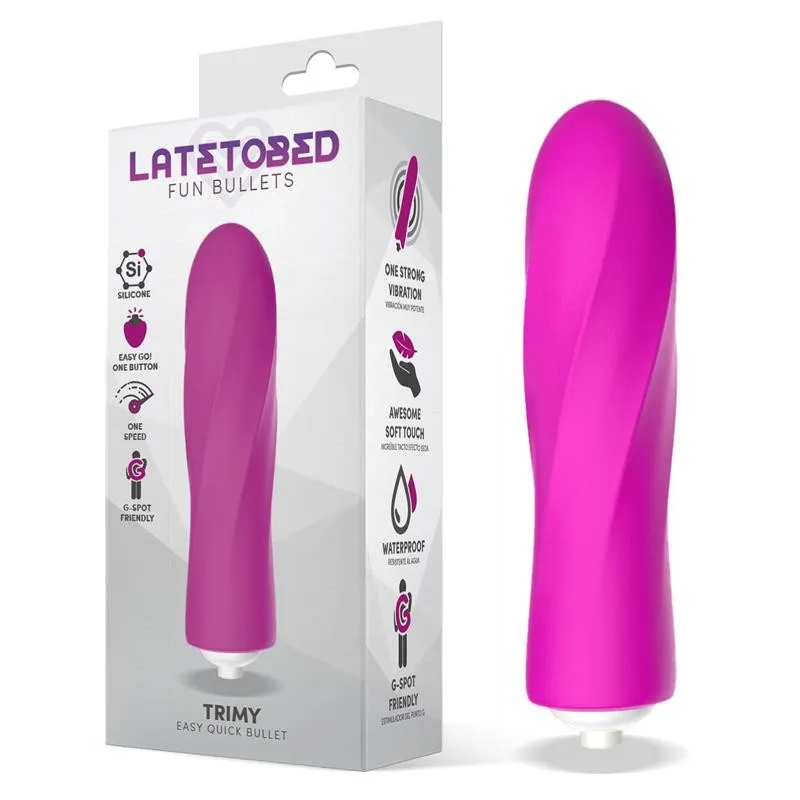 Trimy Easy Quick Vibrating Bullet Silikon (PINK) von Latetobed | Fesselliebe.de