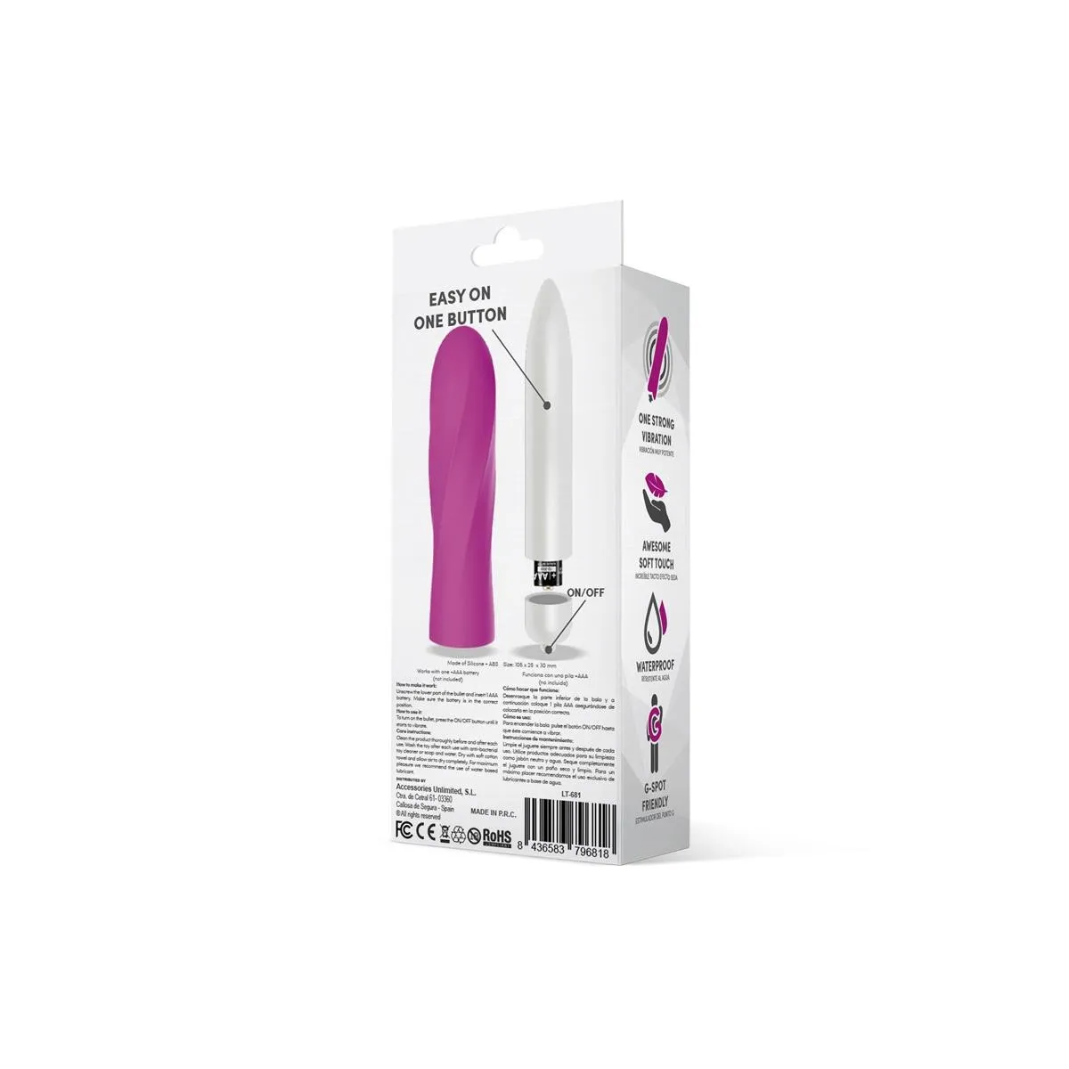 Trimy Easy Quick Vibrating Bullet Silikon (PINK) von Latetobed | Fesselliebe.de