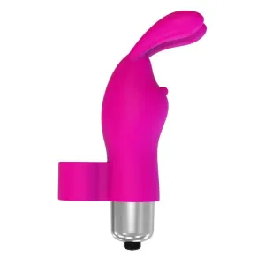 Fingyhop Vibrierender Bullet mit Rabbit (SILIKON) (PINK) von Latetobed